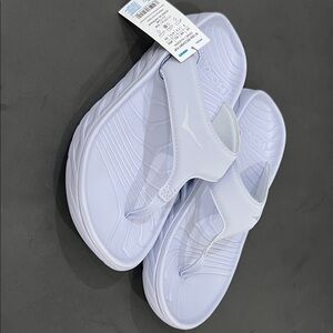 Hoka One One Light Gray Sandals
